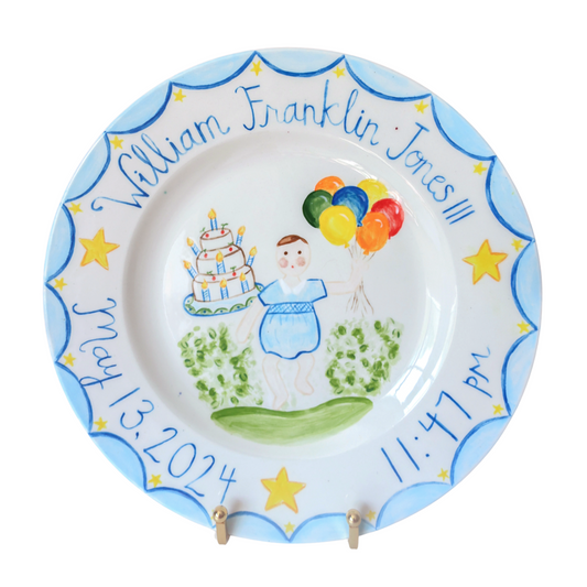 Classic Birthday Boy Plate