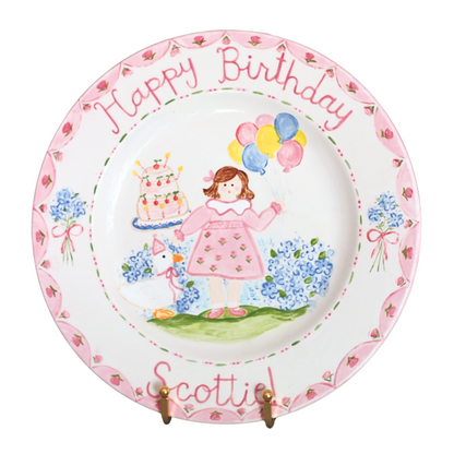 Goose Birthday Plate