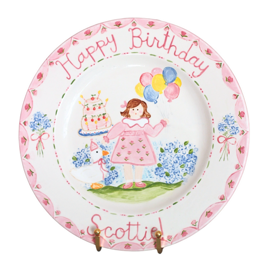 Goose Birthday Plate