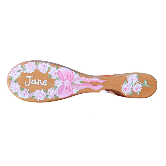 White Hydrangea Baby Brush