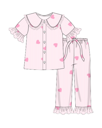 Mom Match Heart PJs