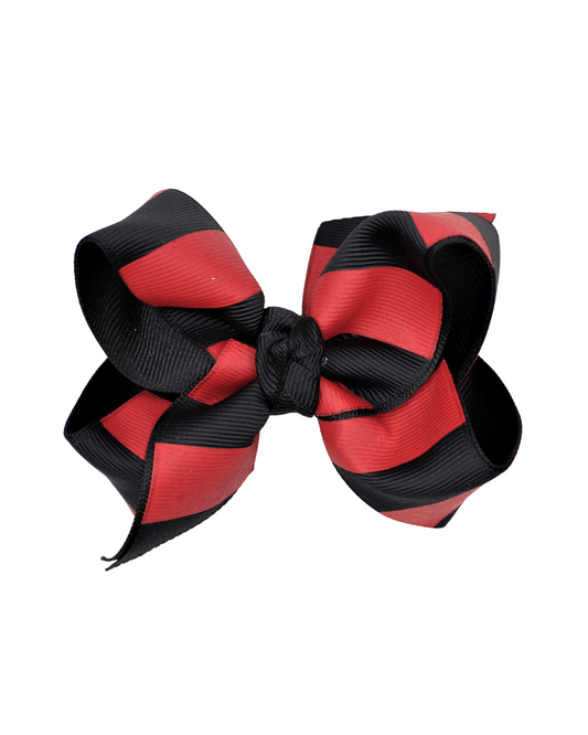 Game Day Stripe Bow