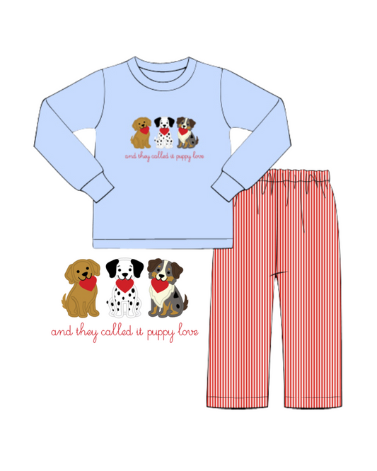 And They Called It Puppy Love Pants Set
