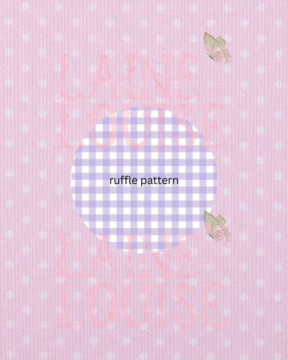 Conversation Hearts Name Smock Dress