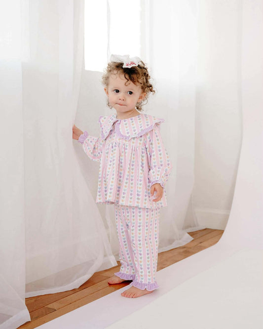 Conversation Hearts Pajama Set